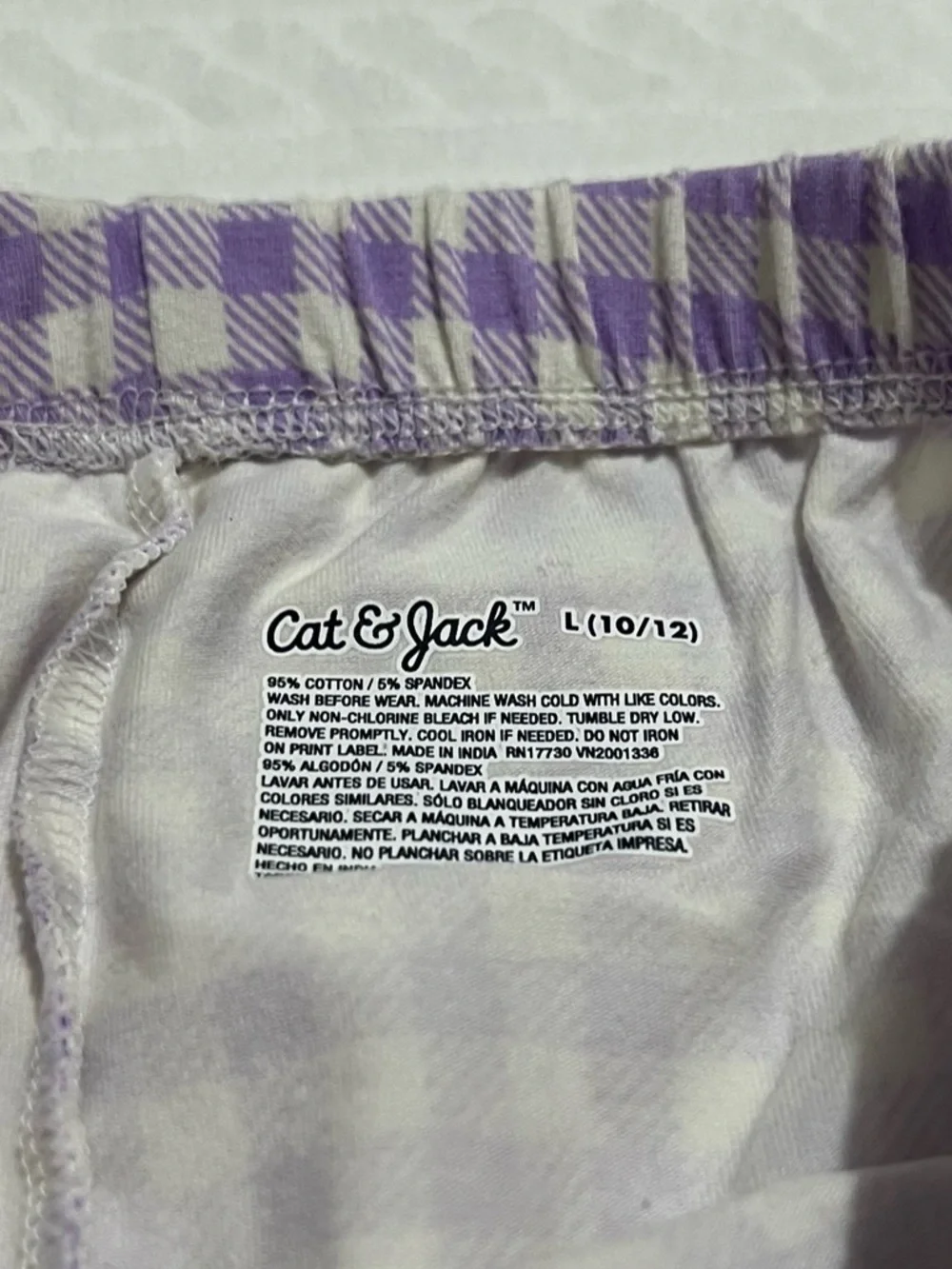 💗 Cat & Jack‎ - Girls Purple Pattern Leggings